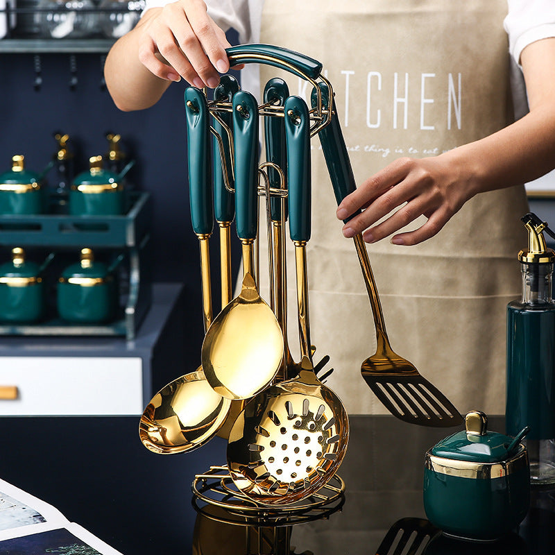 7 PCS Stainless Serving Spoon Set