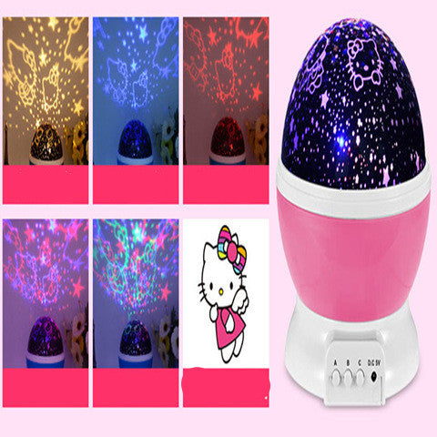 LED Projector Starry Sky Night Light Table Lamp