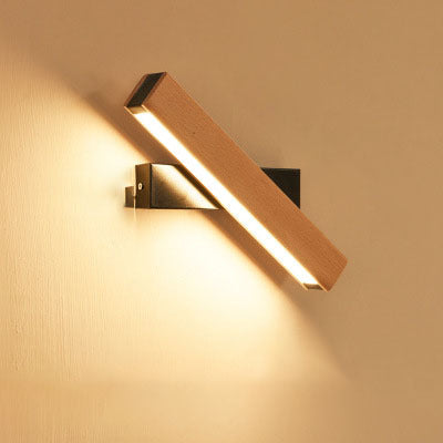 Wooden LED Wall Lamp