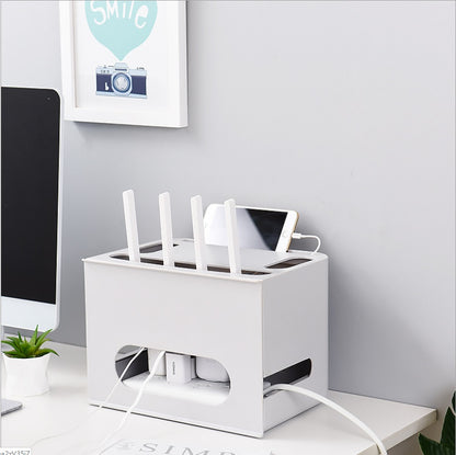 Wireless router storage box