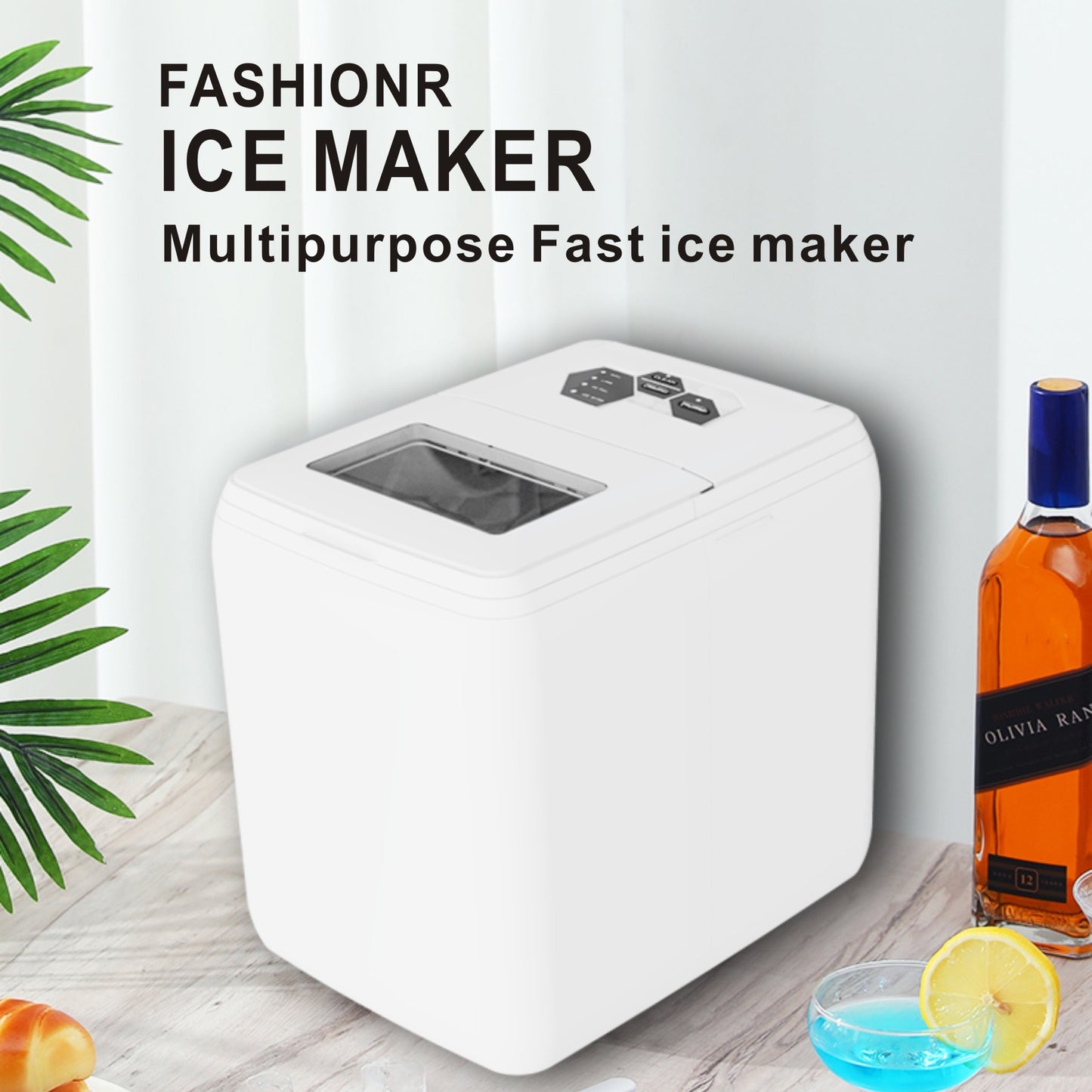 Ice Maker Countertop 44LBS