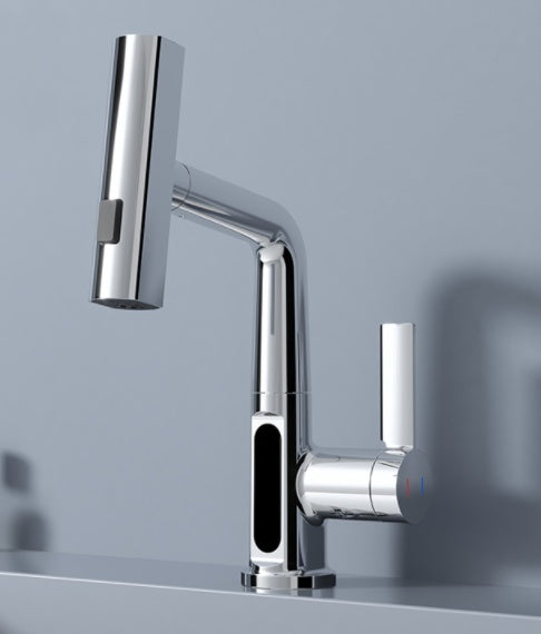 Digital Display Faucet Pull-out Basin Faucet