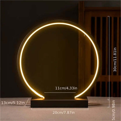 Backflow Incense LED Lamp Ring