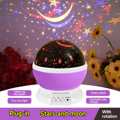 LED Projector Starry Sky Night Light Table Lamp