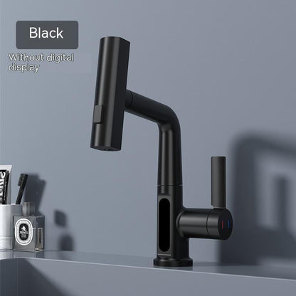 Digital Display Faucet Pull-out Basin Faucet